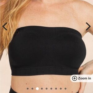 Truekind Black Convertible Strapless Bandeau Bra - XL - NWT